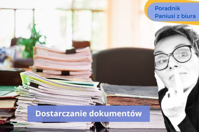 Dostarczanie dokumentów w biurze rachunkowym